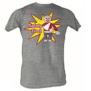 Mr. Bill Safety First Gray T-Shirt